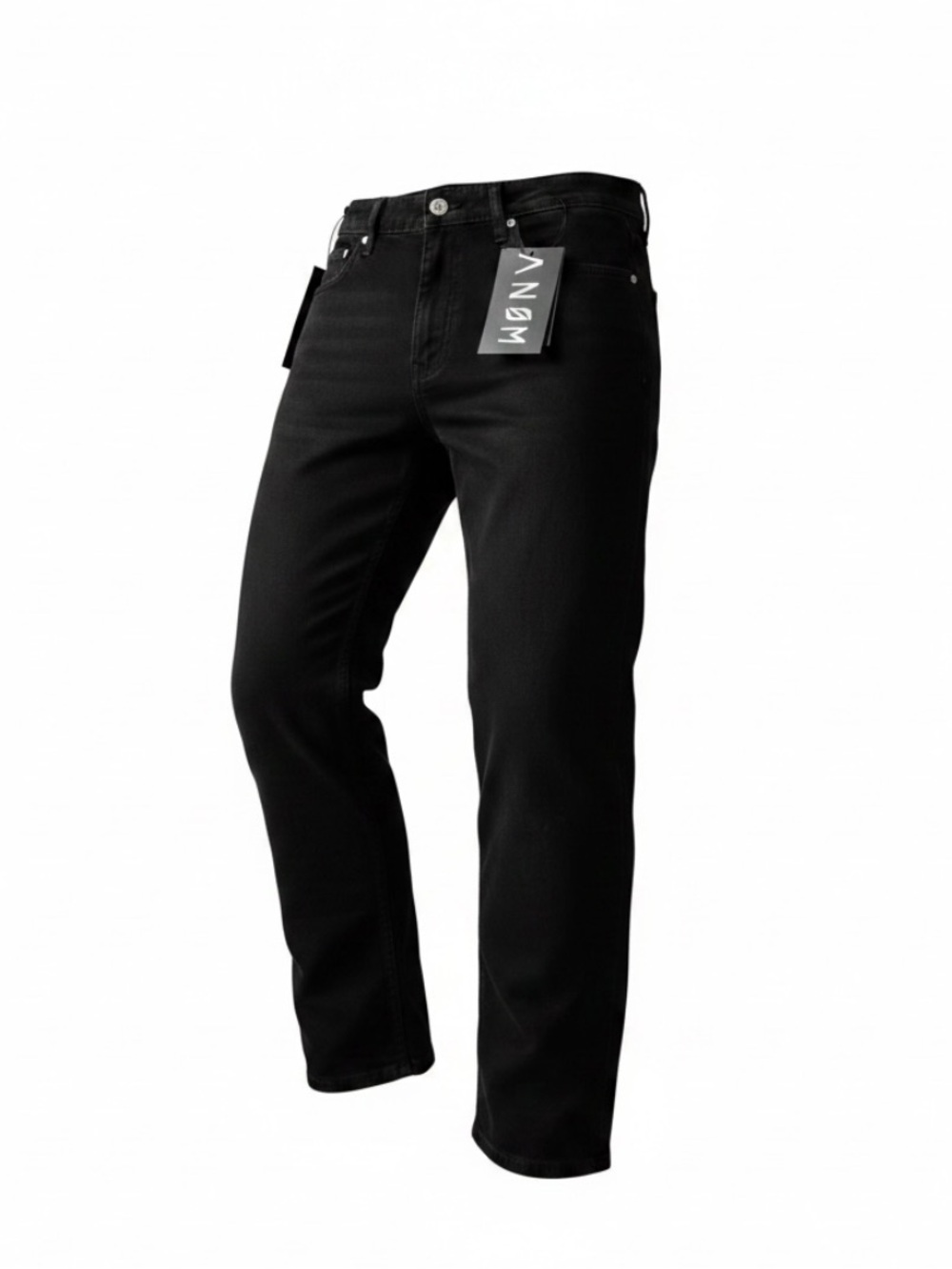 Anom NWT Black Stacked  Jeans for Men